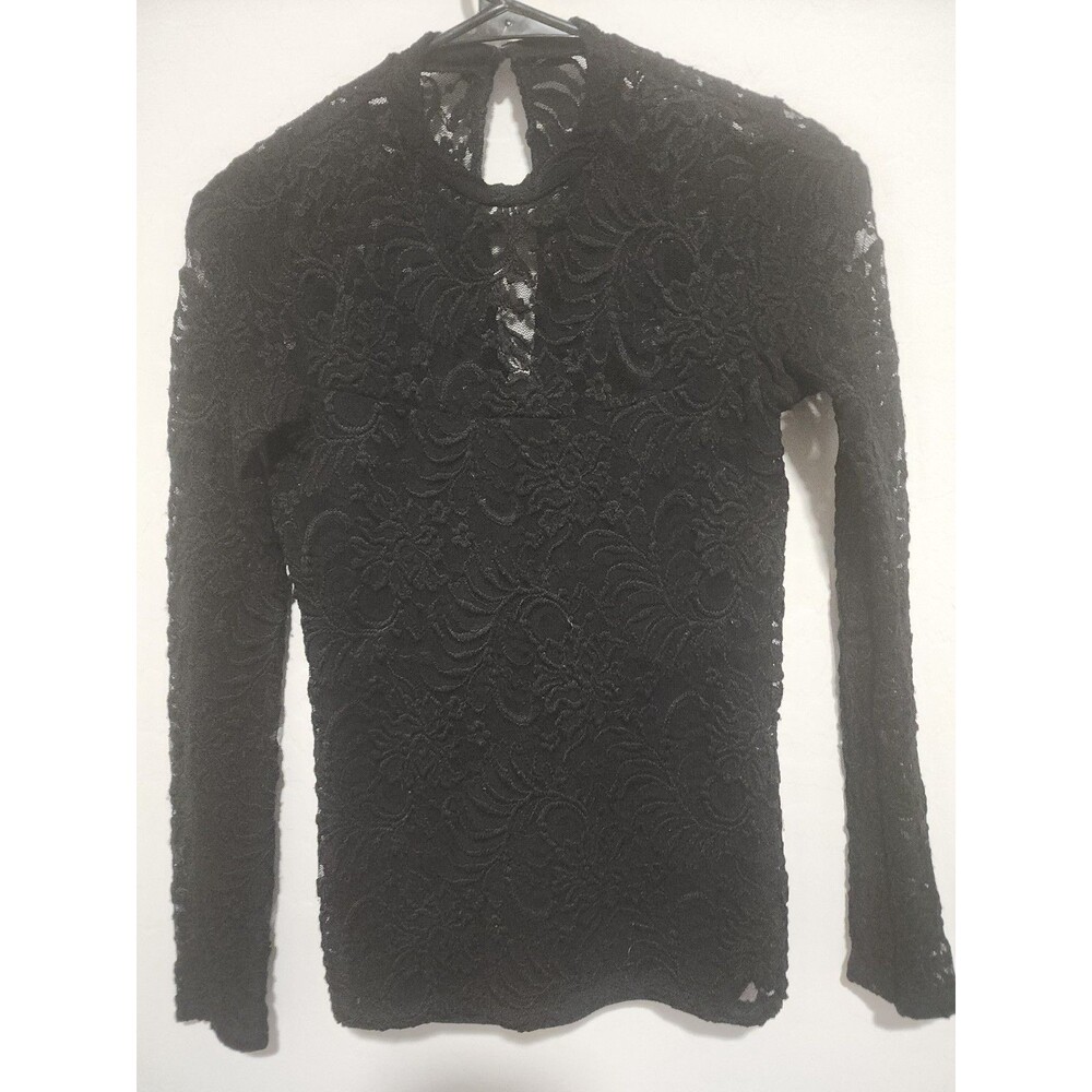 Abercrombie & Fitch Black Lace Top Size XS